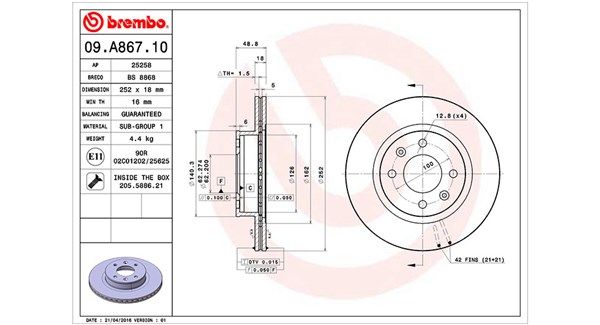 MAGNETI MARELLI Jarrulevy 360406112000